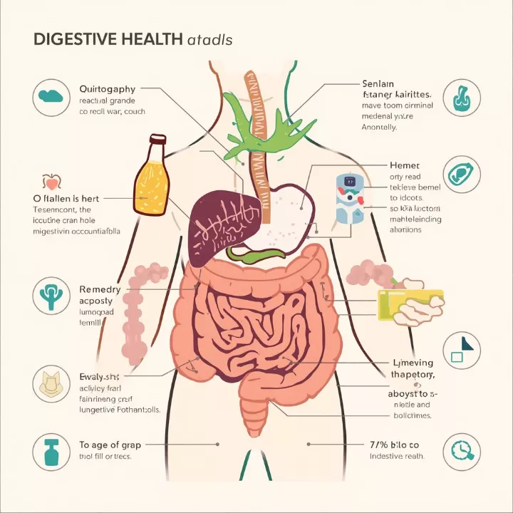 Digestive health illustration